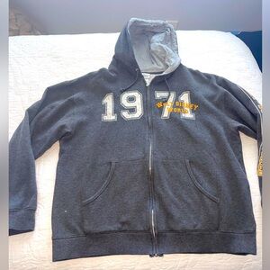 Walt Disney World Full Zip Hooded Jacket Gray